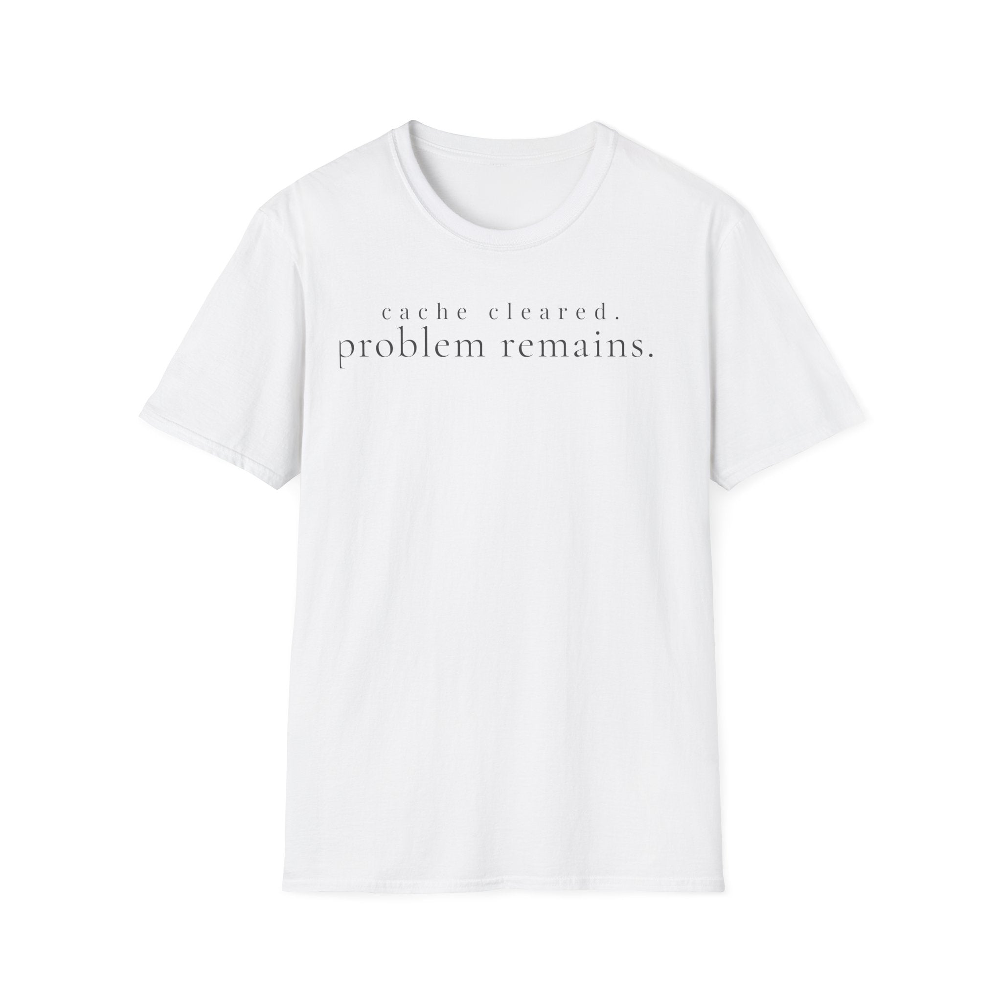 cache cleared. problem remains. t-shirt